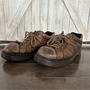 Vintage Dr Martens 8312 Brown Leather Y2K 90's Grunge Lace-Up  UK 7 US M8‎ W9
